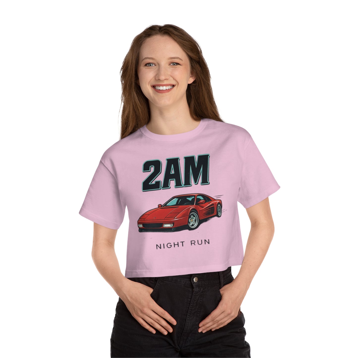 2AM Night Run ! cropped oversizer shirts