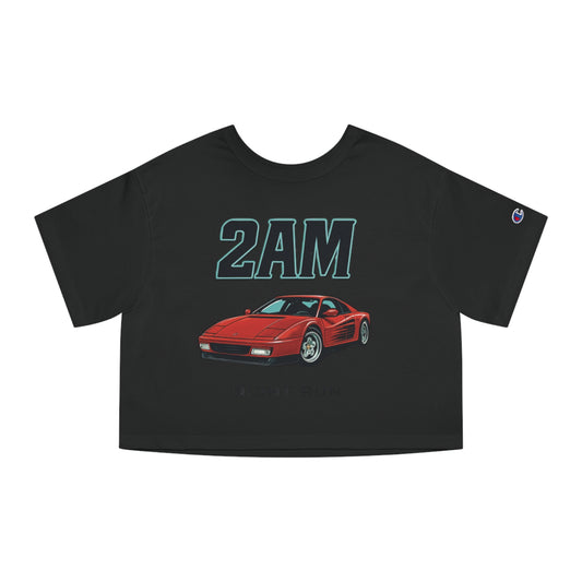 2AM Night Run ! cropped oversizer shirts