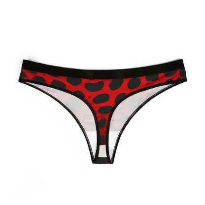 2AM LicK Me Thong CHeetah red
