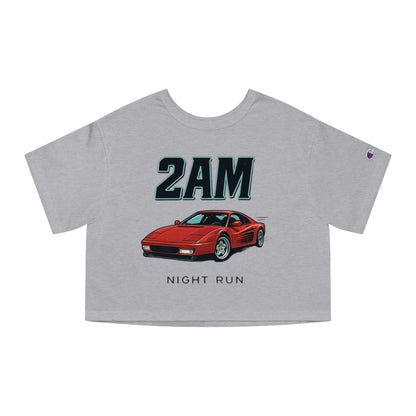 2AM Night Run ! cropped oversizer shirts