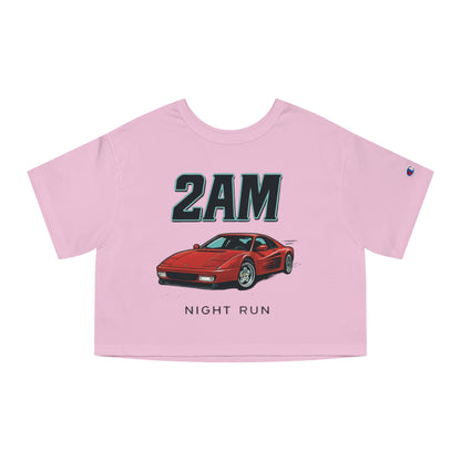2AM Night Run ! cropped oversizer shirts