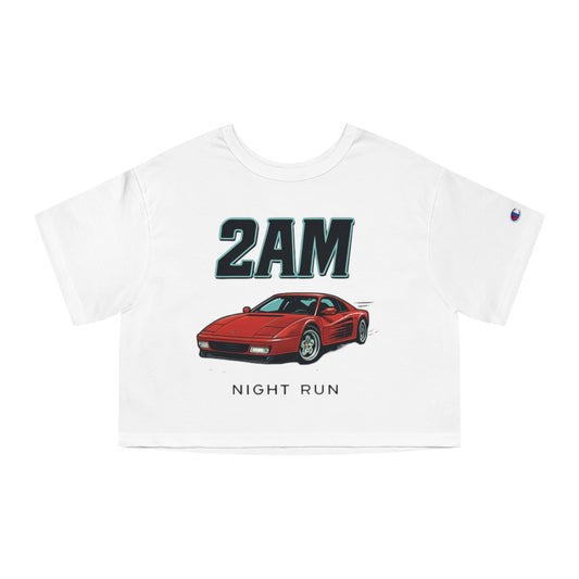 2AM Night Run ! cropped oversizer shirts